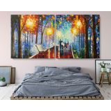 Famous Palette Knife Oil Painting by Leonid Afremov Canvas Wall Art - Image 4