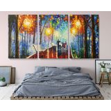 Famous Palette Knife Oil Painting by Leonid Afremov Canvas Wall Art - Image 5