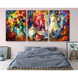 Tea Party Palette Knife Oil Painting by Leonid Afremov Canvas Wall Art - Image 5
