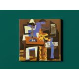 Pablo Picasso Three Musicians Painting Modernism Artistic Canvas Wall Art