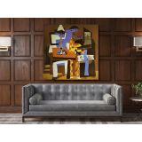 Pablo Picasso Three Musicians Painting Modernism Artistic Canvas Wall Art - Image 5