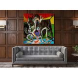 Pablo Picasso: Bullfight Art Famous Modernism Artistic Canvas Wall Art
