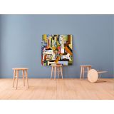 Studio with Plaster Head Painting by Pablo Picasso Canvas Wall Art - Image 3