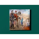 Family of Saltimbanques Painting by Pablo Picasso Real wall art by Pablo Picasso Canvas Wall Art - Image 2
