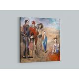 Family of Saltimbanques Painting by Pablo Picasso Real wall art by Pablo Picasso Canvas Wall Art - Image 4