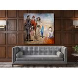 Family of Saltimbanques Painting by Pablo Picasso Real wall art by Pablo Picasso Canvas Wall Art - Image 5