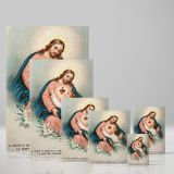 A Believing Soul Embracing Christ - Radiant Devotional Scene canvas wall art - Image 4