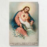 A Believing Soul Embracing Christ - Radiant Devotional Scene canvas wall art - Image 7