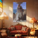 A Foregone Conclusion - Roman Lovers Scene by Alma-Tadema canvas wall art - Image 4