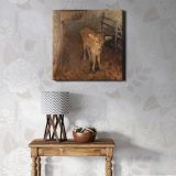 A Jersey Calf (1893) by John Singer Sargent — room mockup view 1