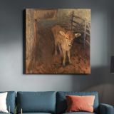 A Jersey Calf (1893) by John Singer Sargent — room mockup view 3