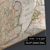 A new map of England Scotland and Ireland (1687), drawn by Robert Morden — room mockup view 5