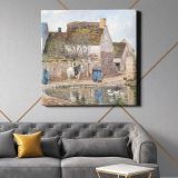 A Pond in Ennery (1874) by Camille Pissarro — room mockup view 21