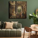 A Seven-Part Decorative Sequence: A Gallery (1630 - 1632) by Dirck van Delen — room mockup view 15