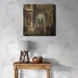 A Seven-Part Decorative Sequence: A Gallery (1630 - 1632) by Dirck van Delen — room mockup view 1