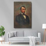 Abraham Lincoln - Presidential Portrait from 19th Century Collection By Alfred W. Stern canvas wall art - Image 5