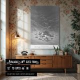 Achan's Judgment - Gustave Dore Punishment in Rocky Valley canvas wall art