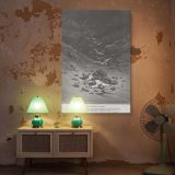 Achan's Judgment - Gustave Dore Punishment in Rocky Valley canvas wall art - Image 5
