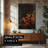 Adoration of the Shepherds - Baroque Nativity Scene by Caravaggio canvas wall art