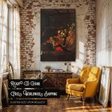 Adoration of the Shepherds - Baroque Nativity Scene by Caravaggio canvas wall art - Image 3