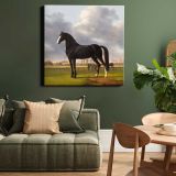 Adriaan van der Hoop's Trotter 'De Vlugge' (The Fast One) in a Meadow (1828) by Anthony Oberman — alternate room view