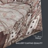 Alice's Adventures in Wonderland - Surreal Playing Cards and Fantasy By Arthur Rackham canvas wall art - Image 3