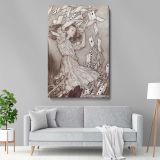 Alice's Adventures in Wonderland - Surreal Playing Cards and Fantasy By Arthur Rackham canvas wall art - Image 5