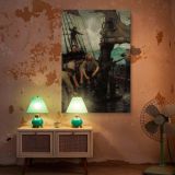 All Hands to the Pumps - Maritime Storm Painting by Henry Scott Tuke Canvas Art - Image 6
