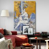 Allegory of Time - Classical Symbolism with Winged Cherubs By Luc-Olivier Merson canvas wall art