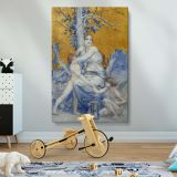 Allegory of Time - Classical Symbolism with Winged Cherubs By Luc-Olivier Merson canvas wall art - Image 2