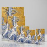 Allegory of Time - Classical Symbolism with Winged Cherubs By Luc-Olivier Merson canvas wall art - Image 4