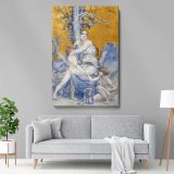 Allegory of Time - Classical Symbolism with Winged Cherubs By Luc-Olivier Merson canvas wall art - Image 5