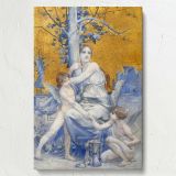 Allegory of Time - Classical Symbolism with Winged Cherubs By Luc-Olivier Merson canvas wall art - Image 7