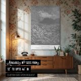 Ammonite and Moabite Army - Gustave Dore Engraved Battle with Chariots canvas wall art