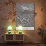 Ammonite and Moabite Army - Gustave Dore Engraved Battle with Chariots canvas wall art - Image 5