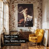 Amor Vincit Omnia - Cupid Symbolism Painting by Caravaggio canvas wall art - Image 3