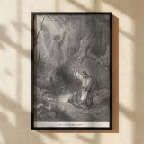 Angel Appears in Garden - Comforting Christ by Gustave Dore canvas wall art - Image 2
