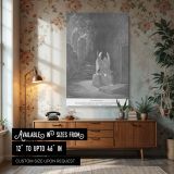 Angel at the Empty Tomb - Resurrection Morning by Gustave Dore canvas wall art