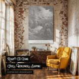 Angel Blocks Balaam - Gustave Dore Donkey Sees Divine Messenger canvas wall art - Image 3
