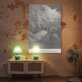 Angel Blocks Balaam - Gustave Dore Donkey Sees Divine Messenger canvas wall art - Image 5