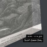 Angel Destroys Army - Gustave Dore Warrior Chaos Under Moonlight canvas wall art - Image 8