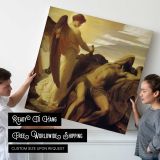 Angel Watching over a Fallen Man by Frederic Leighton — room mockup view 4
