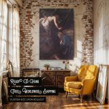 Annunciation - Divine Light and Mary Scene by Caravaggio canvas wall art - Image 3