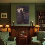 Annunciation - Divine Light and Mary Scene by Caravaggio canvas wall art - Image 4