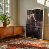 Annunciation - Divine Light and Mary Scene by Caravaggio canvas wall art - Image 6