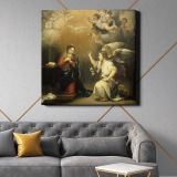 Annunciation to the Virgin (1660 - 1680) by Bartolomé Esteban Murillo — room mockup view 21