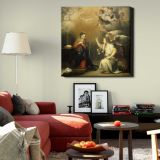 Annunciation to the Virgin (1660 - 1680) by Bartolomé Esteban Murillo — room mockup view 22