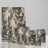 Annunciation to the Virgin - Angel and Madonna Scene By Hendrik Goltzius canvas wall art - Image 4