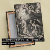 Annunciation to the Virgin - Angel and Madonna Scene By Hendrik Goltzius canvas wall art - Image 6