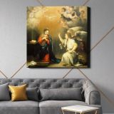Annunciation to the Virgin (ca. 1660–1680) by Bartolomé Esteban Murillo — room mockup view 21